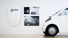 This image shows an e-car with an energy storage.